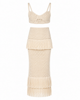 Capri Artisan Fringe Skirt Set