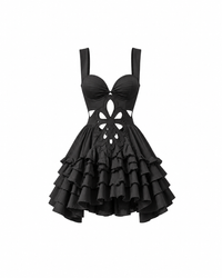 Vitrail Noir Mini Dress