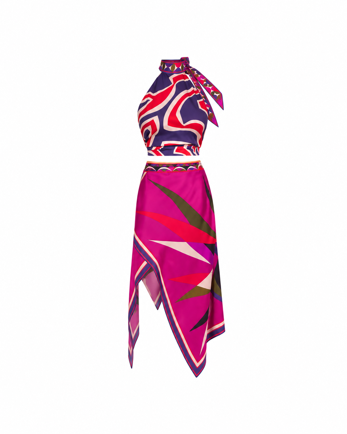 Fuchsoria Skirt Set