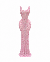 Bubblegum Empire Maxi Dress