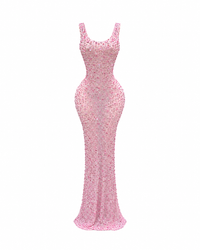 Bubblegum Empire Maxi Dress
