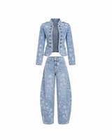 Mademoiselle Rivet Denim Set