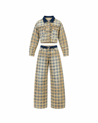 Golden Static Denim Set