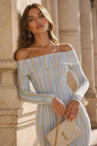 Aura Line Maxi Dress