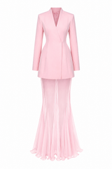 Rose Tailleur Dress