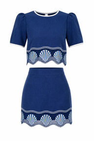 Moonlit Coast Skirt Set