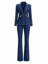 Denim Command Pant Set
