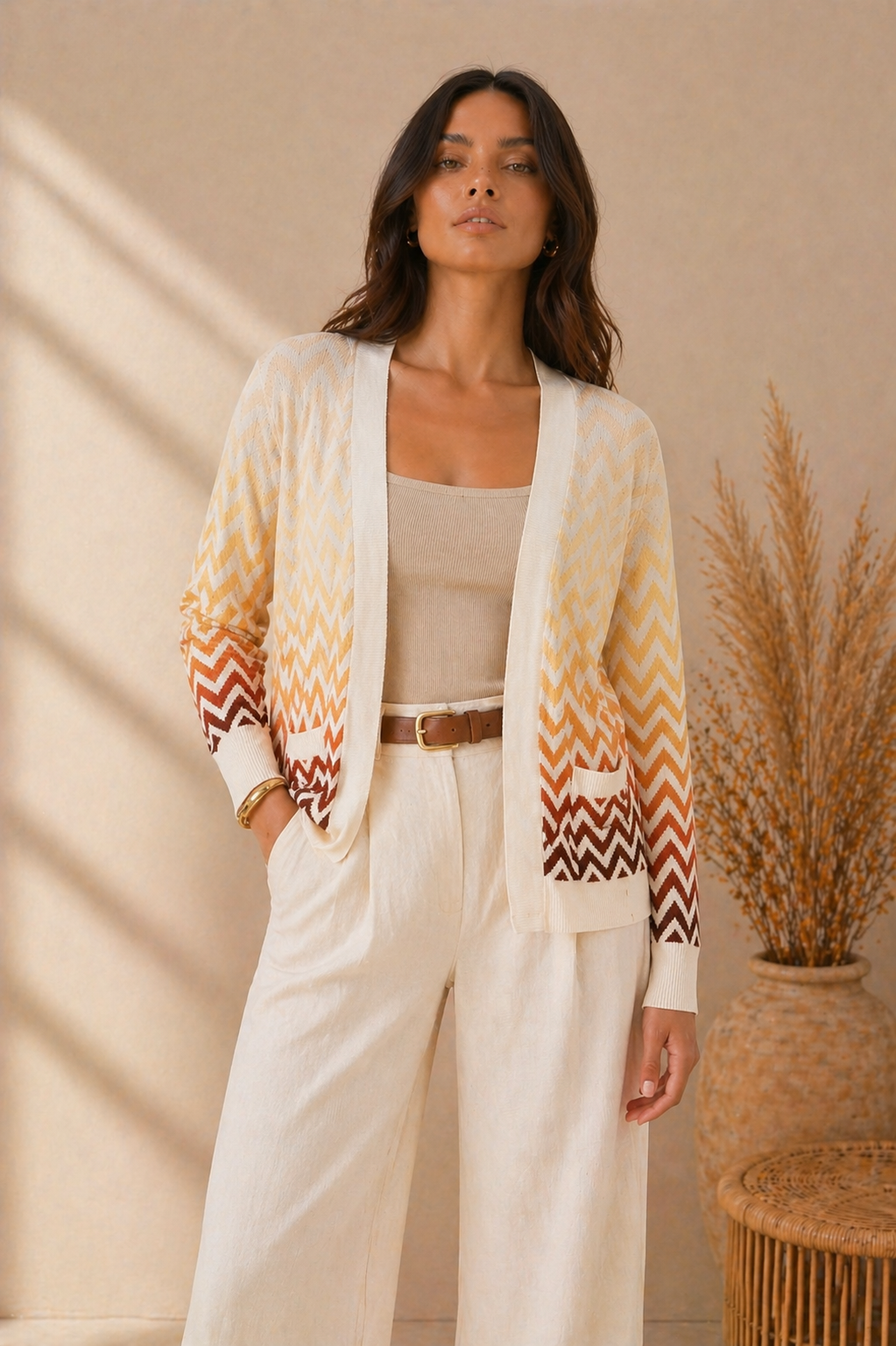 Amber Coast Tie Cardigan