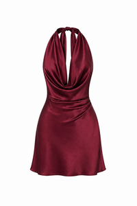 Midnight Blossom Mini Dress