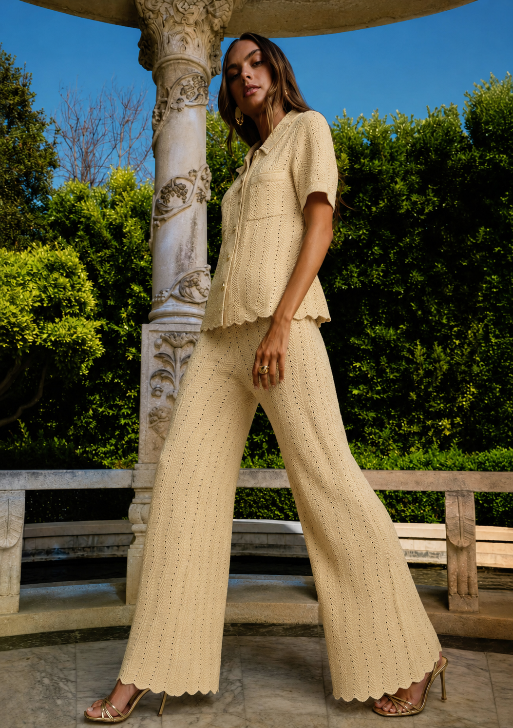 Celiane Knit Pant Set
