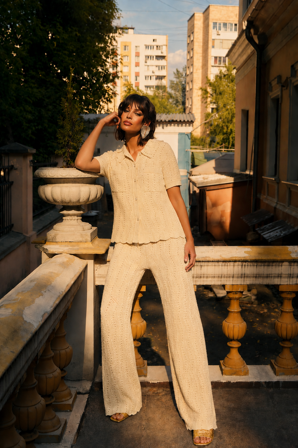 Celiane Knit Pant Set