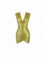 Virelle Metallic Mini Dress