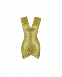 Virelle Metallic Mini Dress