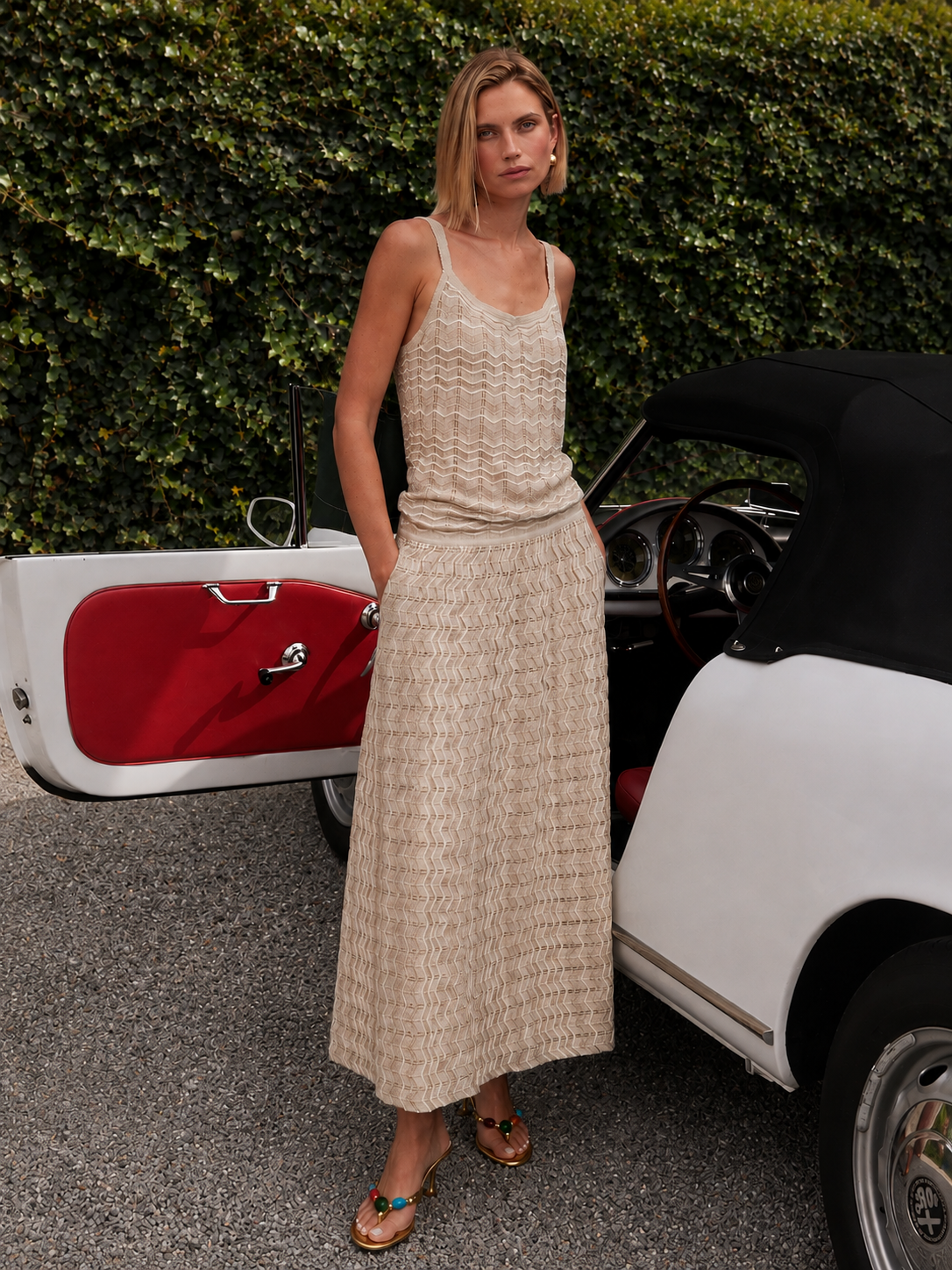 Tessara Zigzag Skirt Set