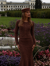 Marronette Knit Skirt Set