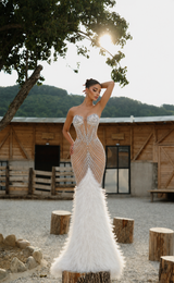 Vespera Plume Maxi Dress