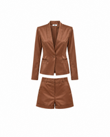 Ravelle Satin Short Set