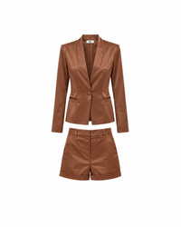 Ravelle Satin Short Set