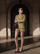 Ravelle Satin Short Set