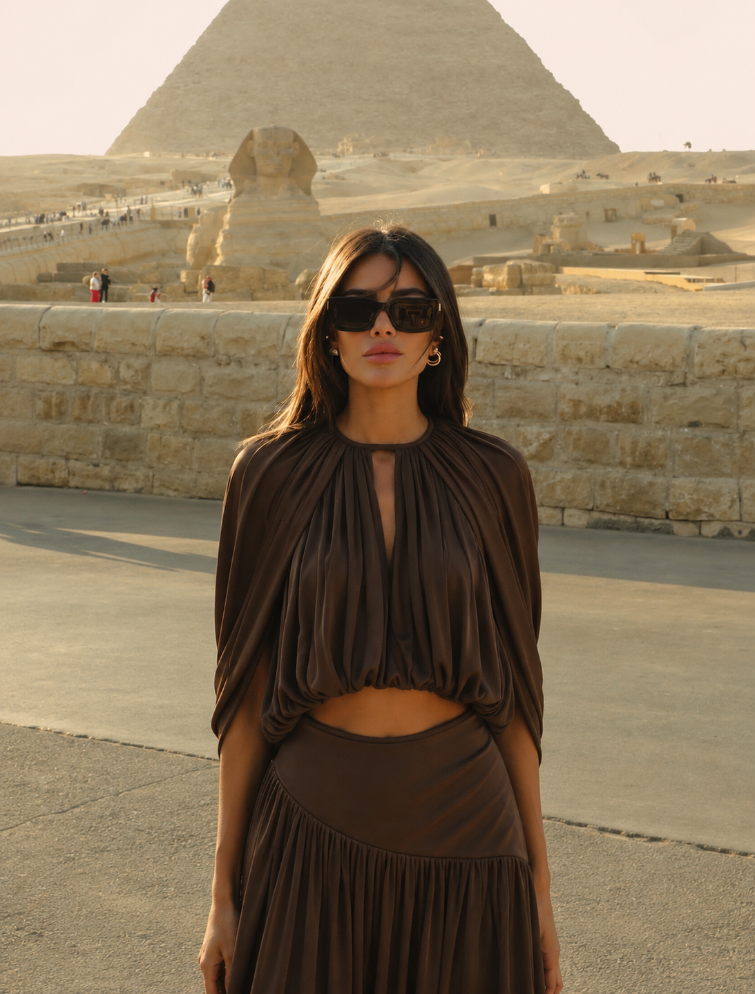 Virelle Umber Skirt Set