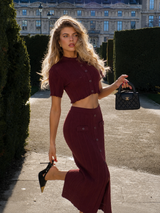 Burgelle Knit Skirt Set