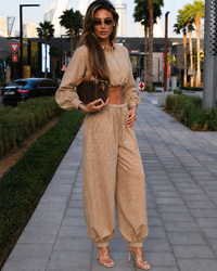 Bronte Gingham Pant Set