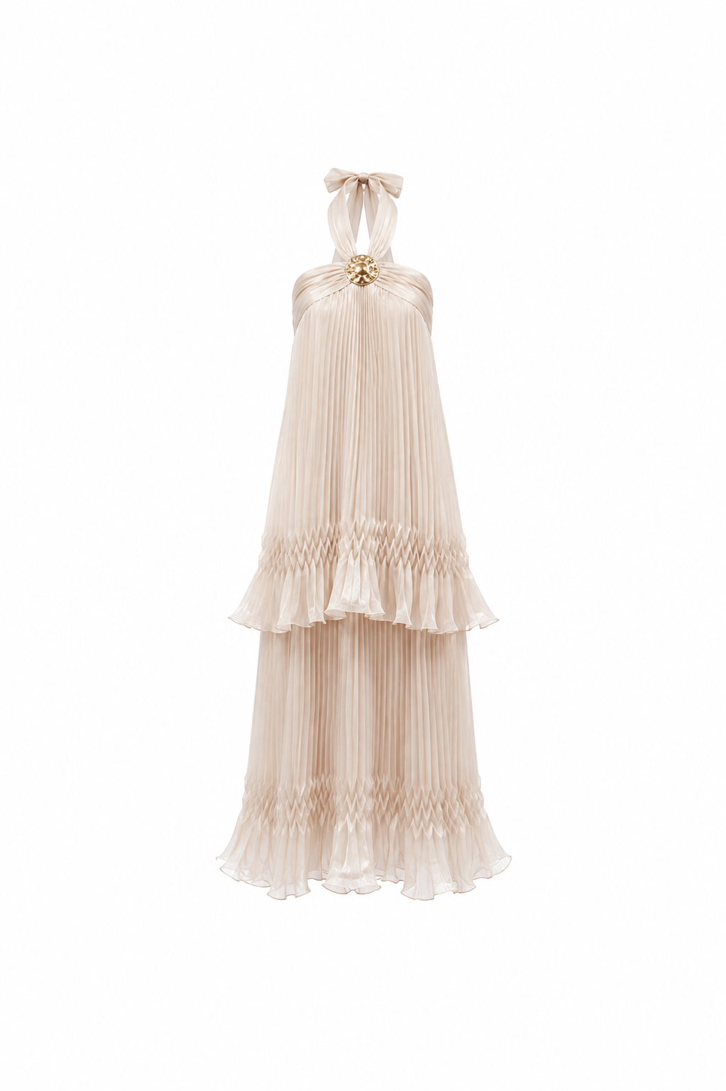 Aurielle Pleated Maxi Dress