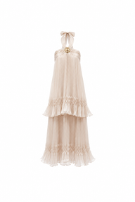 Aurielle Pleated Maxi Dress