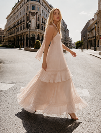 Aurielle Pleated Maxi Dress