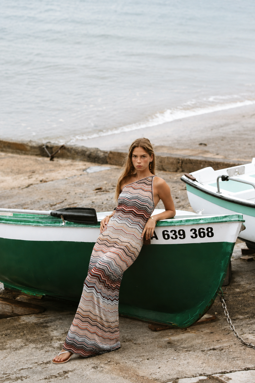 Zafira Chevron Dress