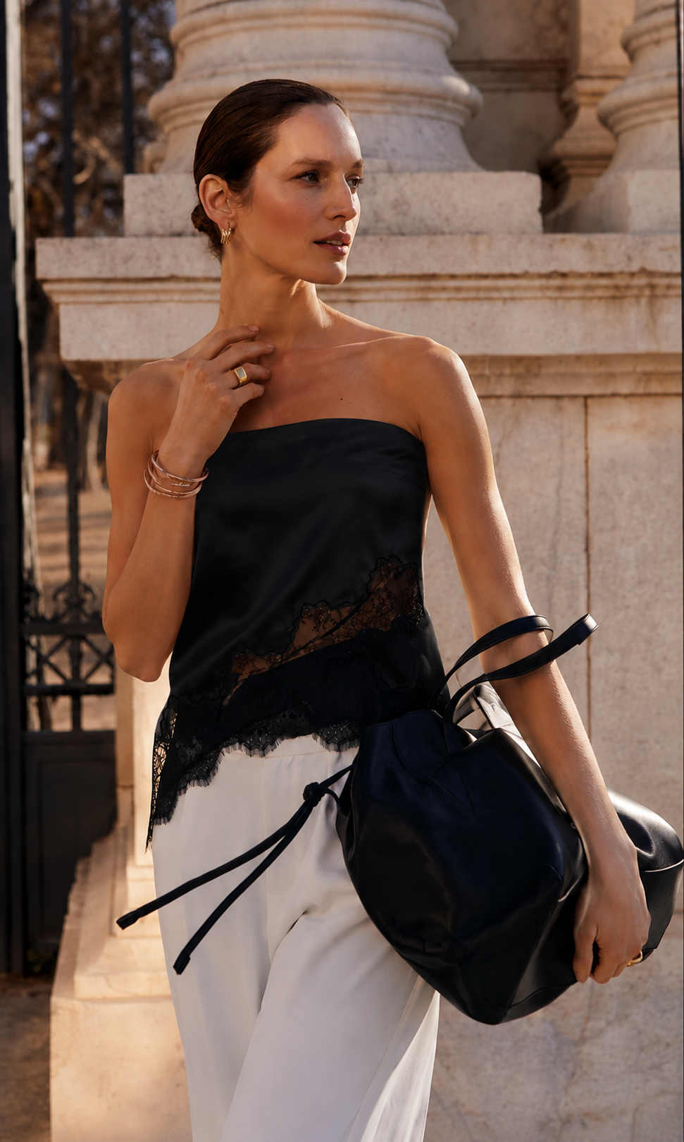 Raven Muse Strapless Blouse