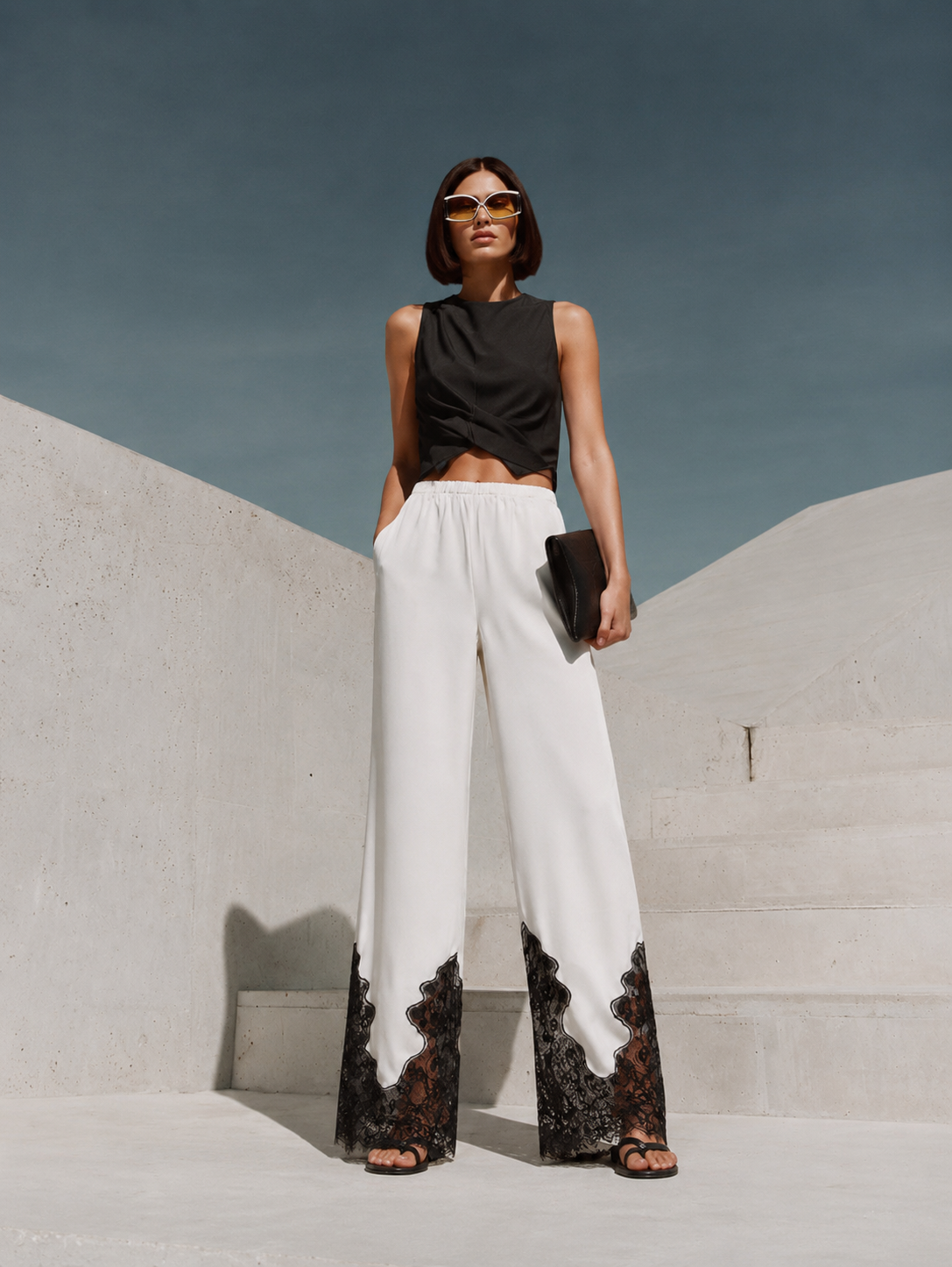 Noir Chantilly Pants
