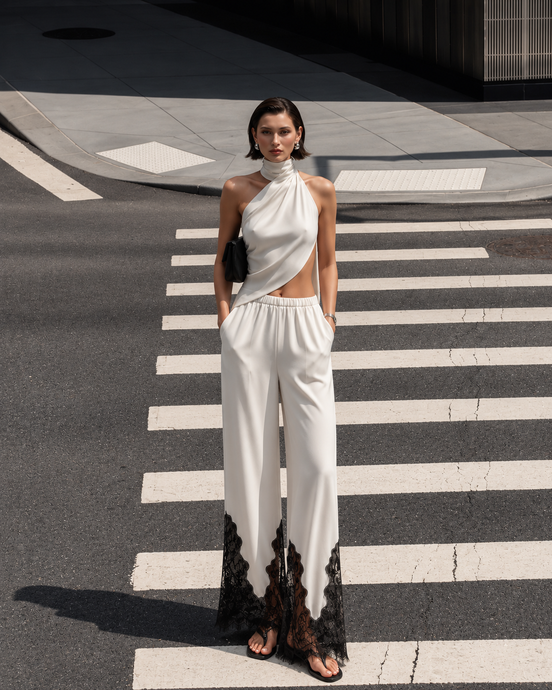 Noir Chantilly Pants