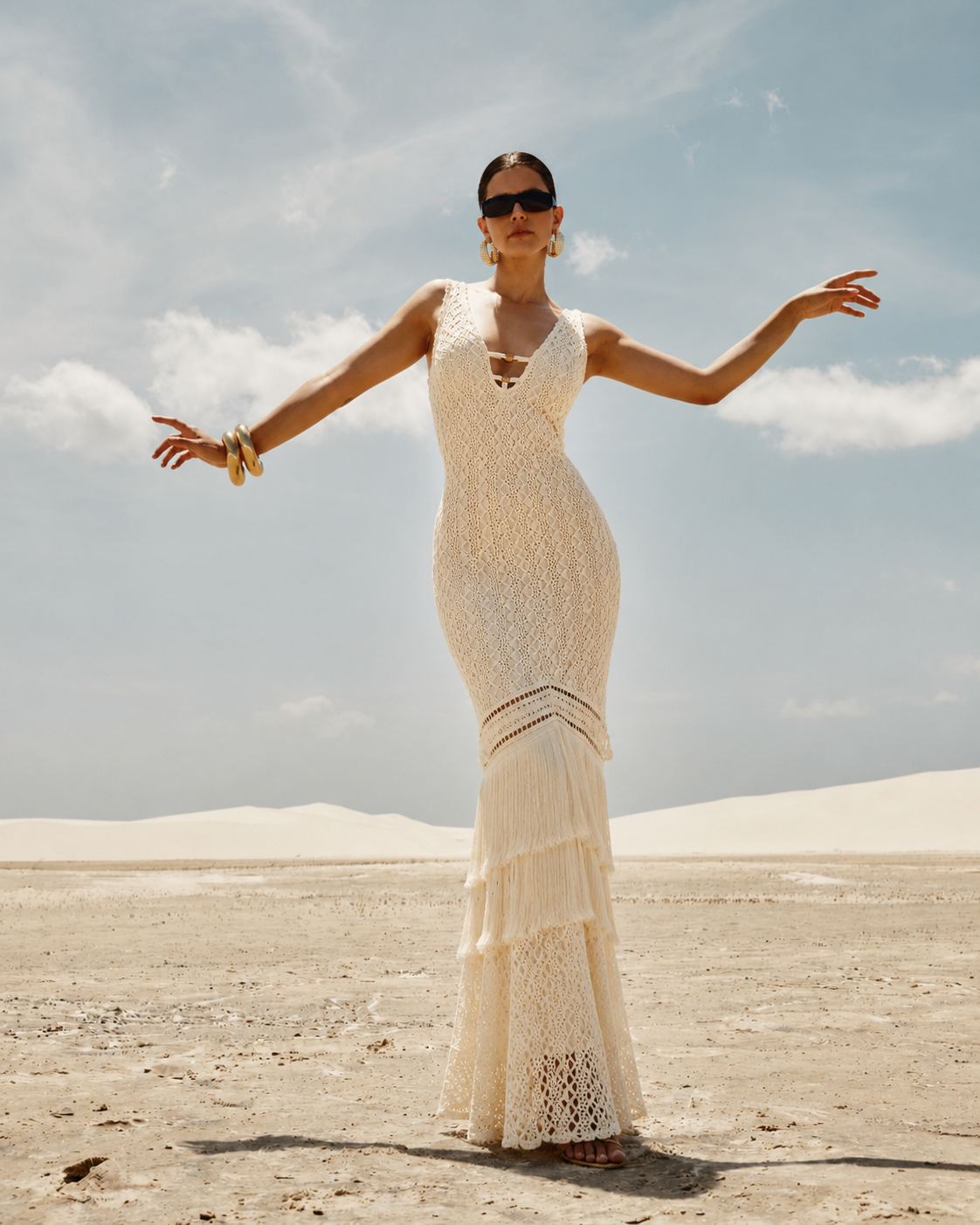 Serena Crochet Dress