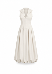 Camille Volume Midi Dress