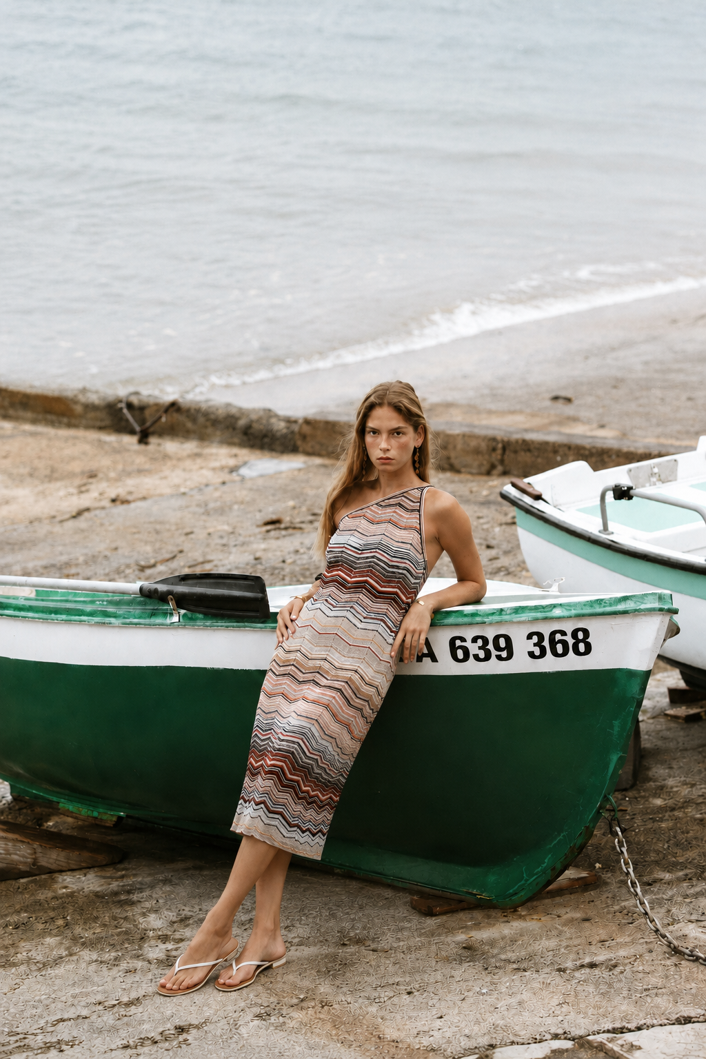 Zafira Chevron Dress