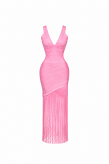 Barbie Nights Fringe Maxi Dress