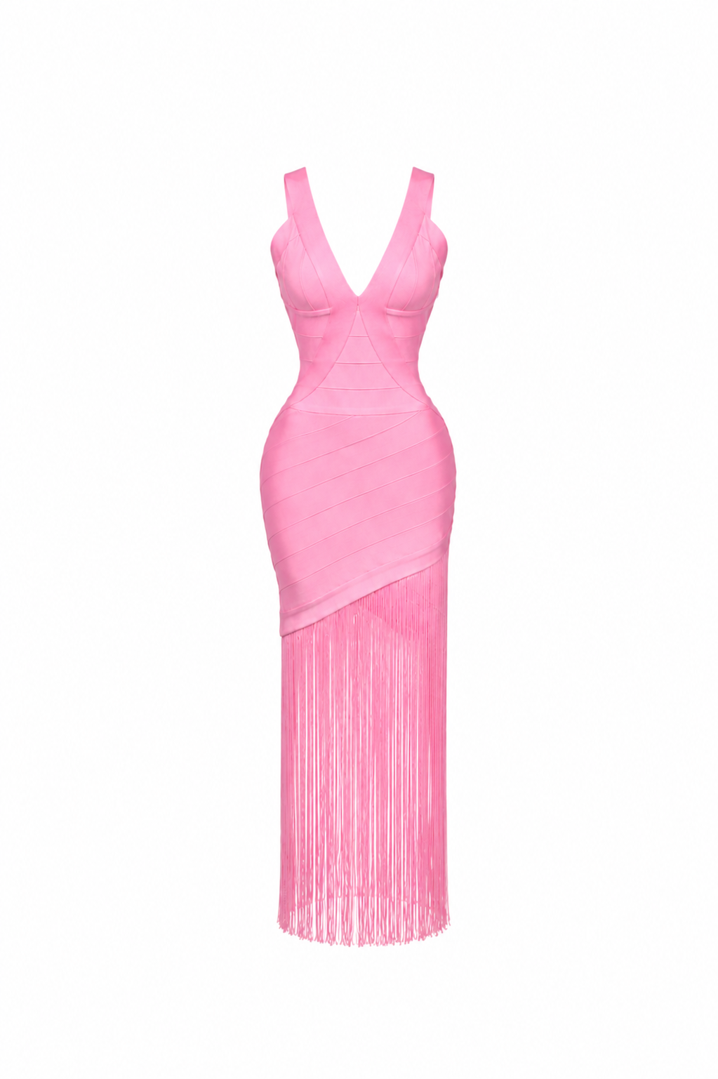 Barbie Nights Fringe Maxi Dress