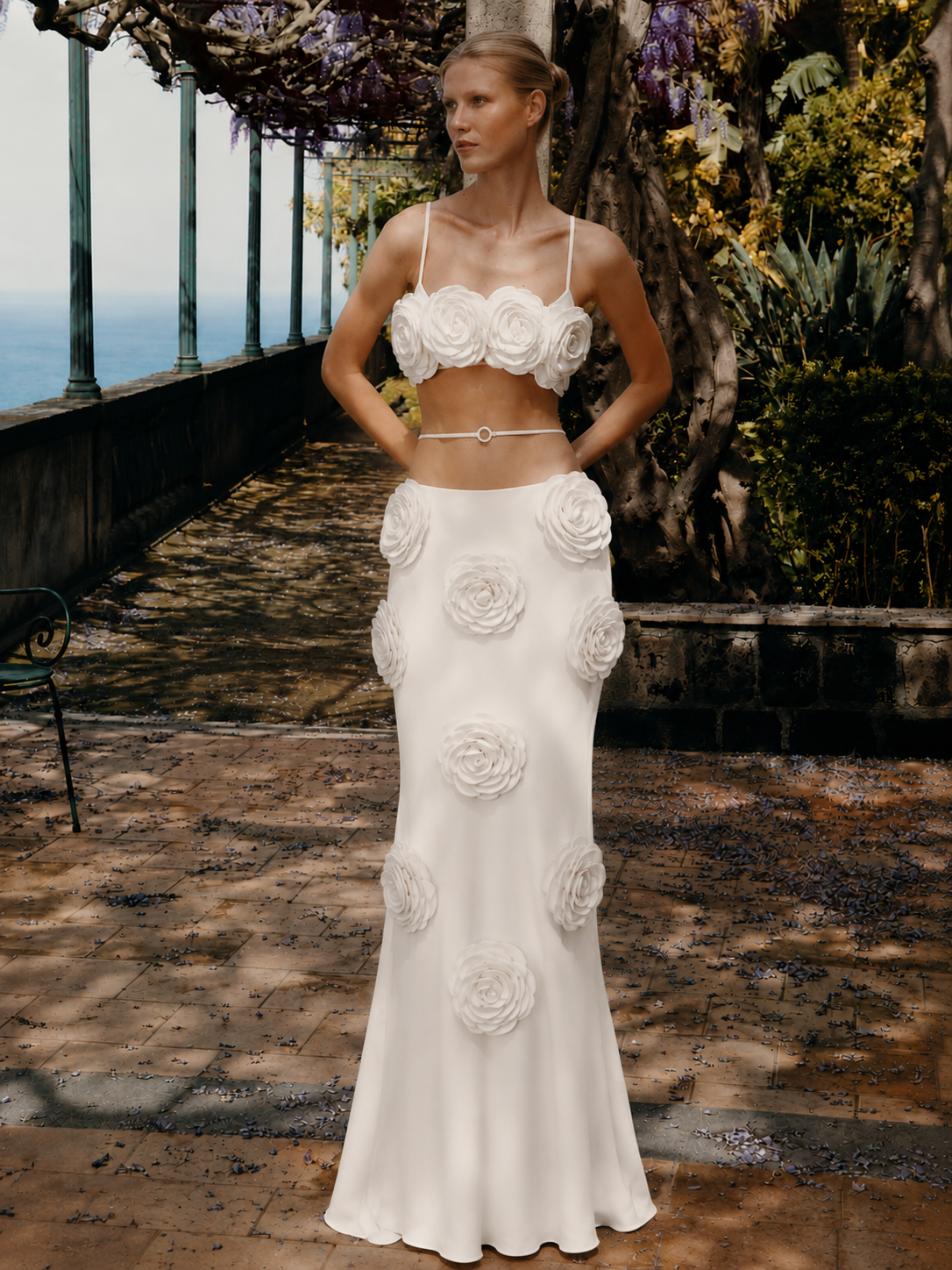 Fleur Obsidian Skirt Set