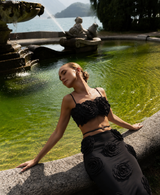 Fleur Obsidian Skirt Set
