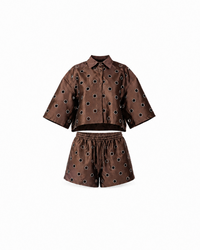 Cocoa Halo Short Set