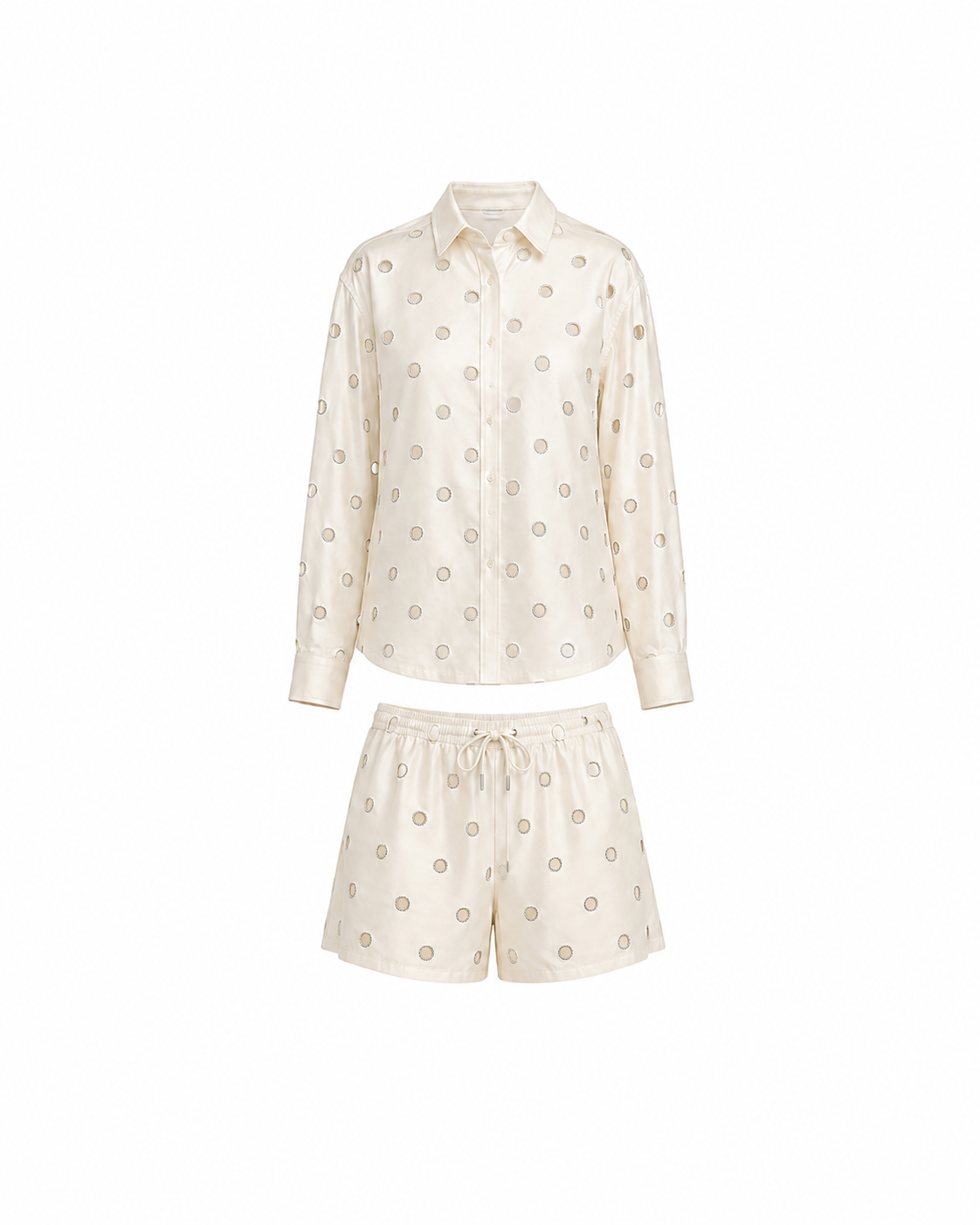 Monaco Eyelet Short Set