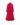 Crimson Veil Balloon Dress
