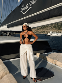 Santorini Wrap Palazzo Pants