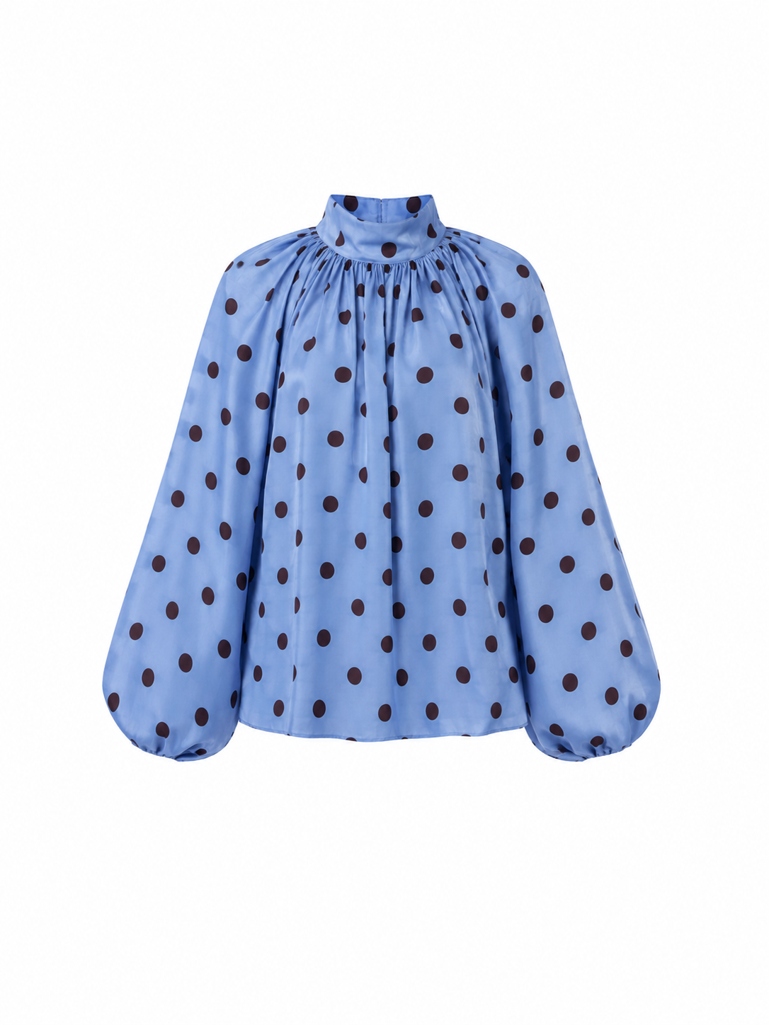 Capri Bleu Polka Blouse