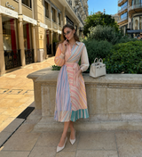 Sunset Sorbet Stripe Dress