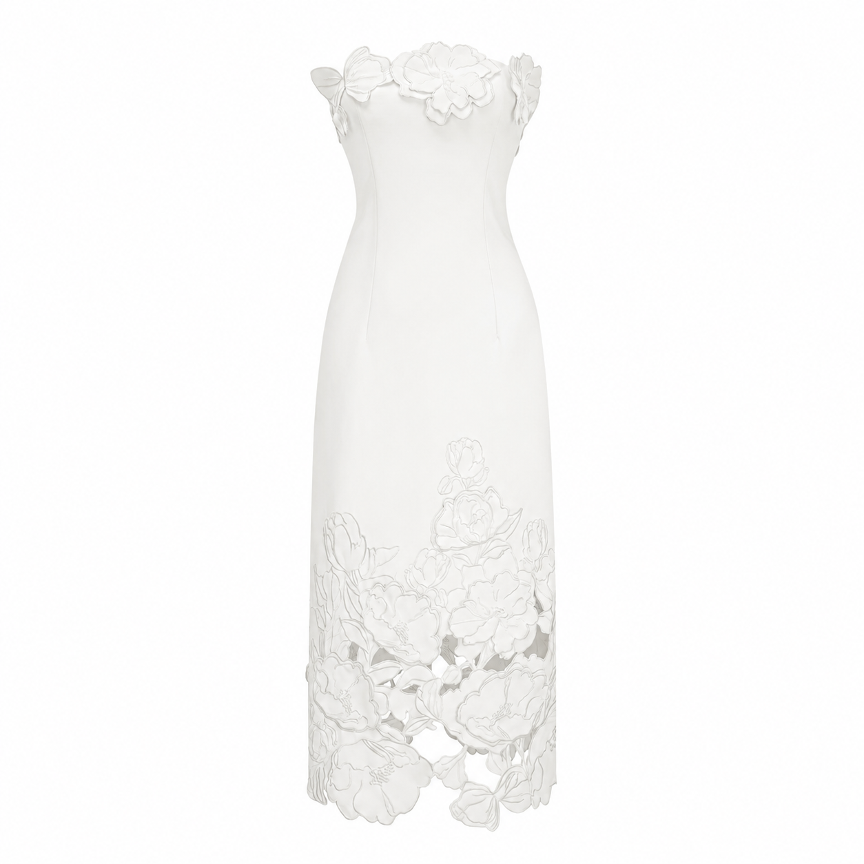 Petalframe Midi Dress
