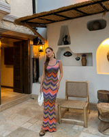 Isla Zigzag Luxe Dress