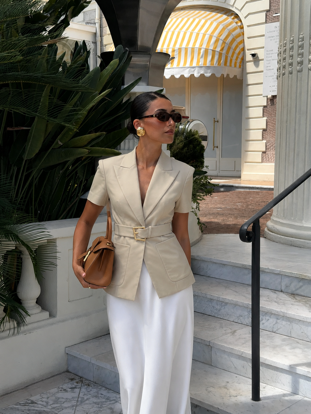 Ivory Latte Vest