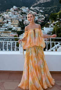 Apricot Tide Maxi Dress